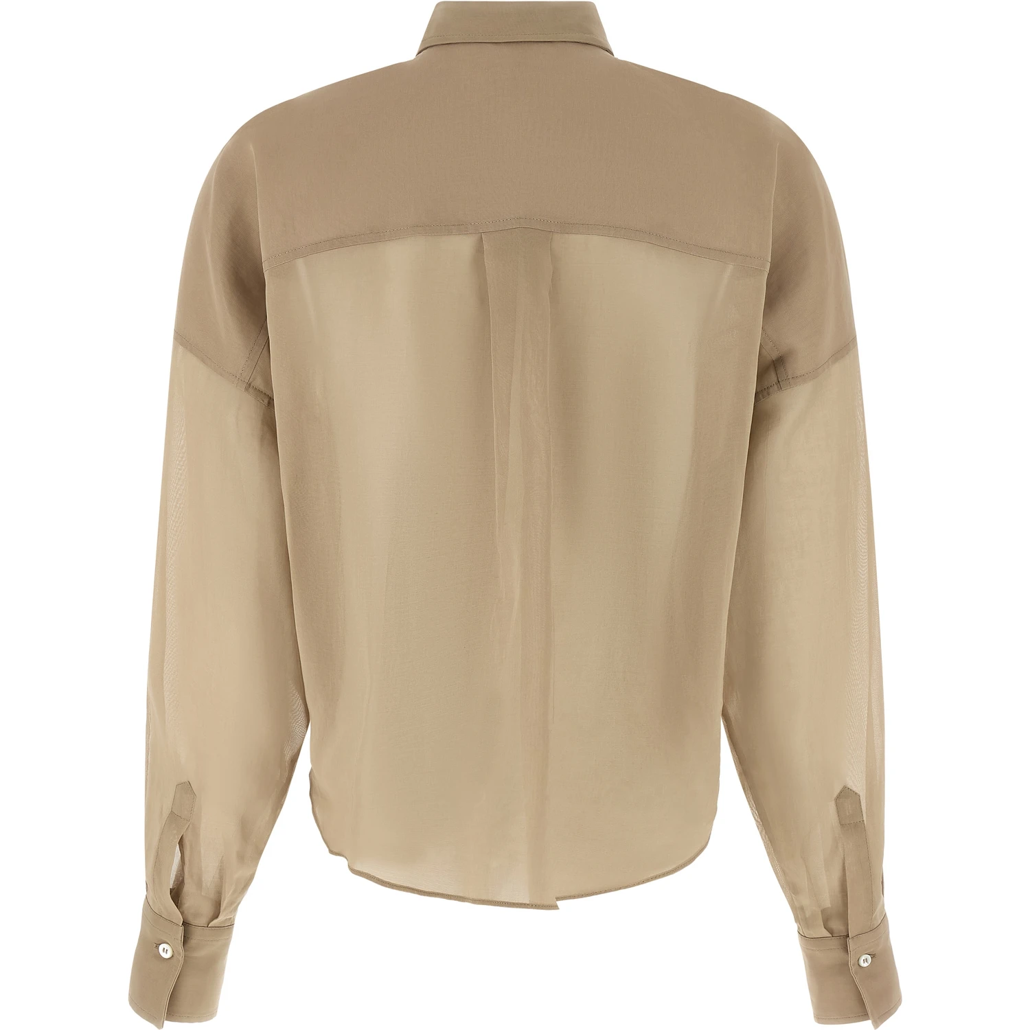 Beige Cotton Blouse