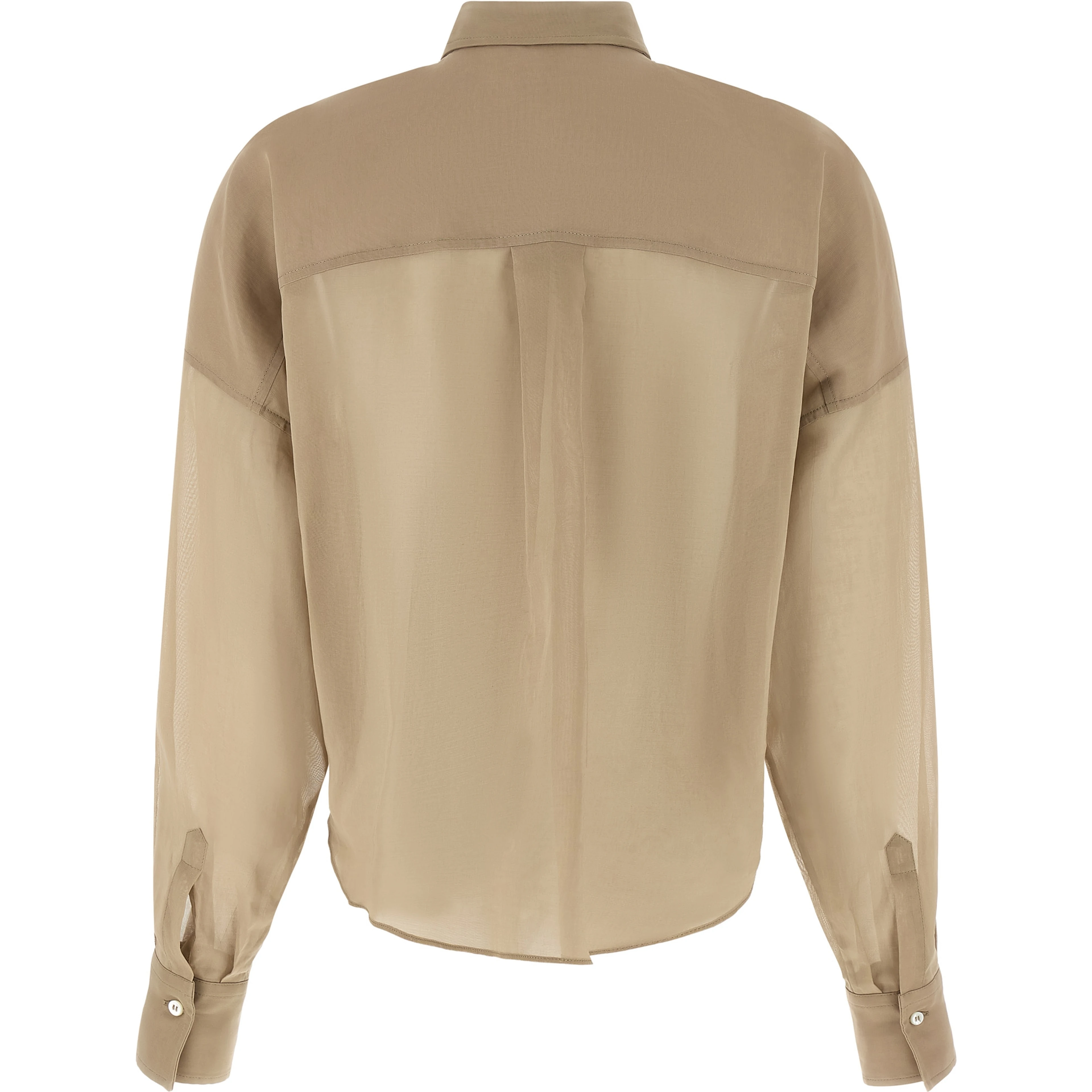 Beige Cotton Blouse