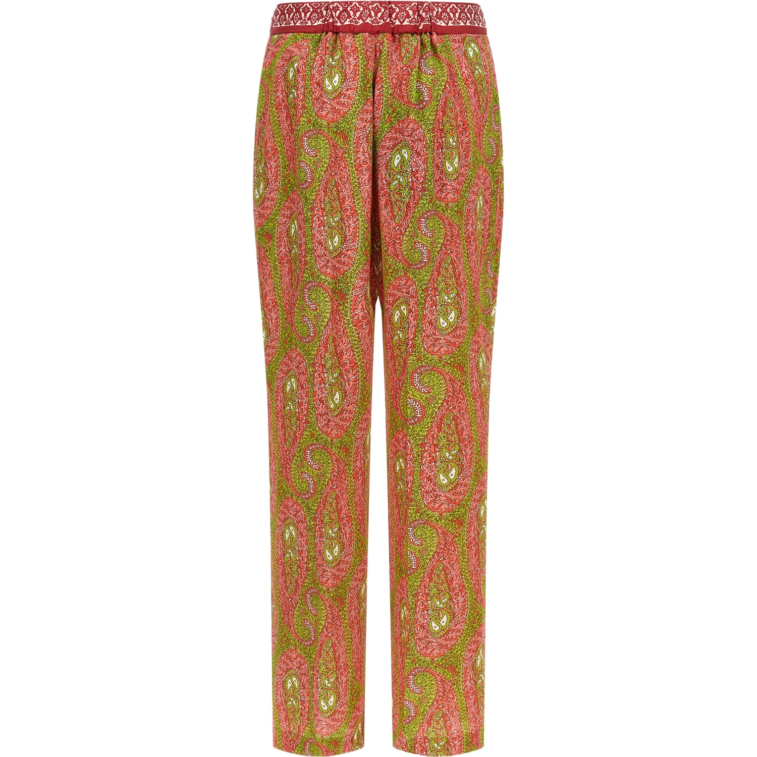 Multicolor Polyester Pants