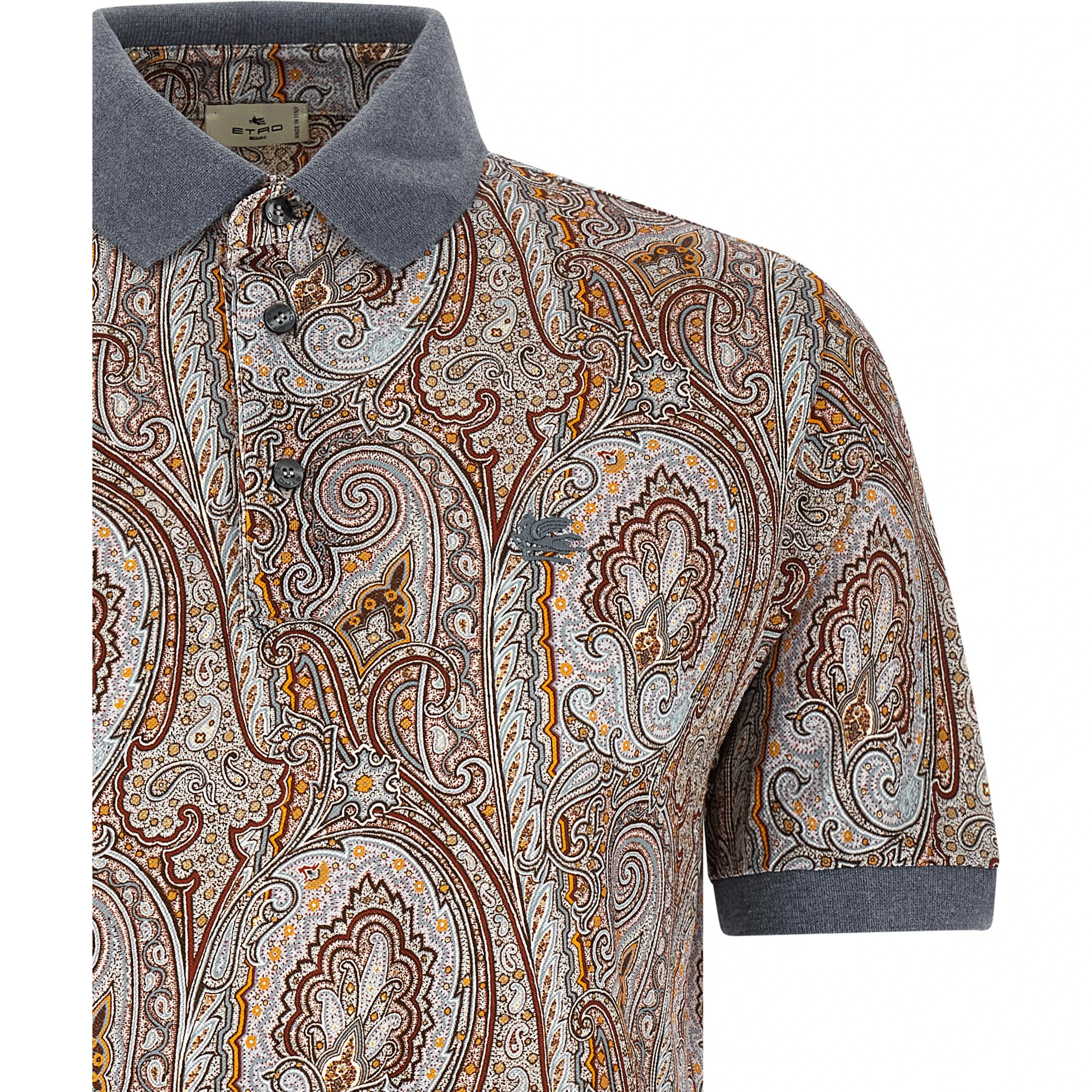 Multicolor Cotton Polo Shirt