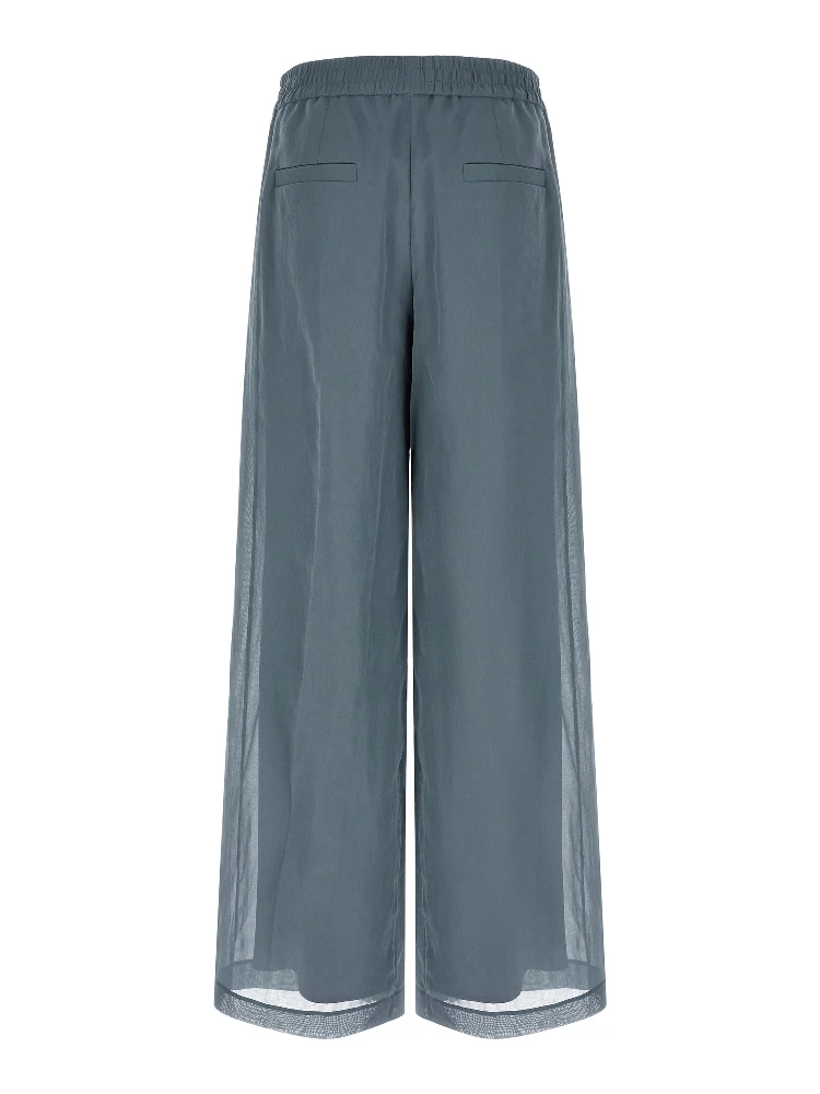 Blue Cotton Casual Pants alternative