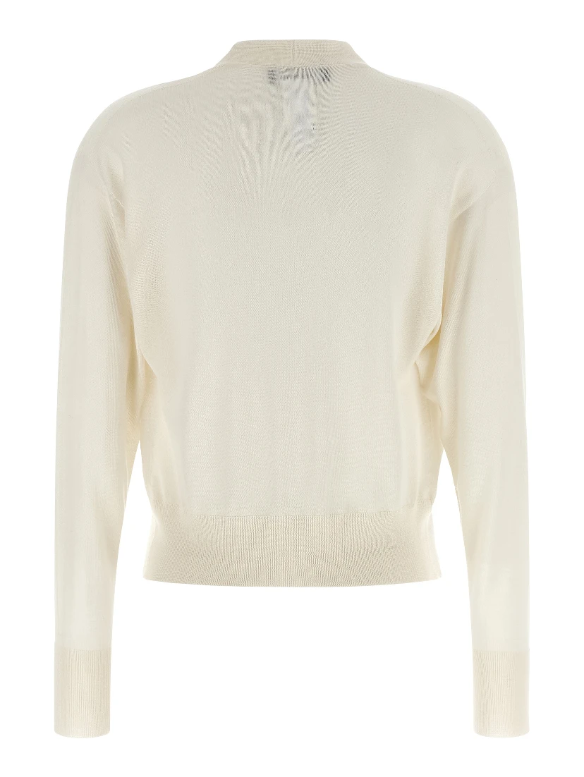 White Cashmere Cardigan
