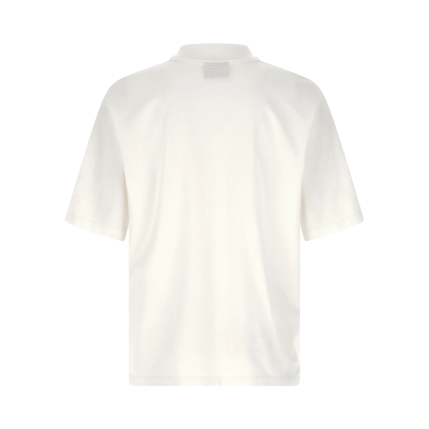 White Cotton Polo Shirt
