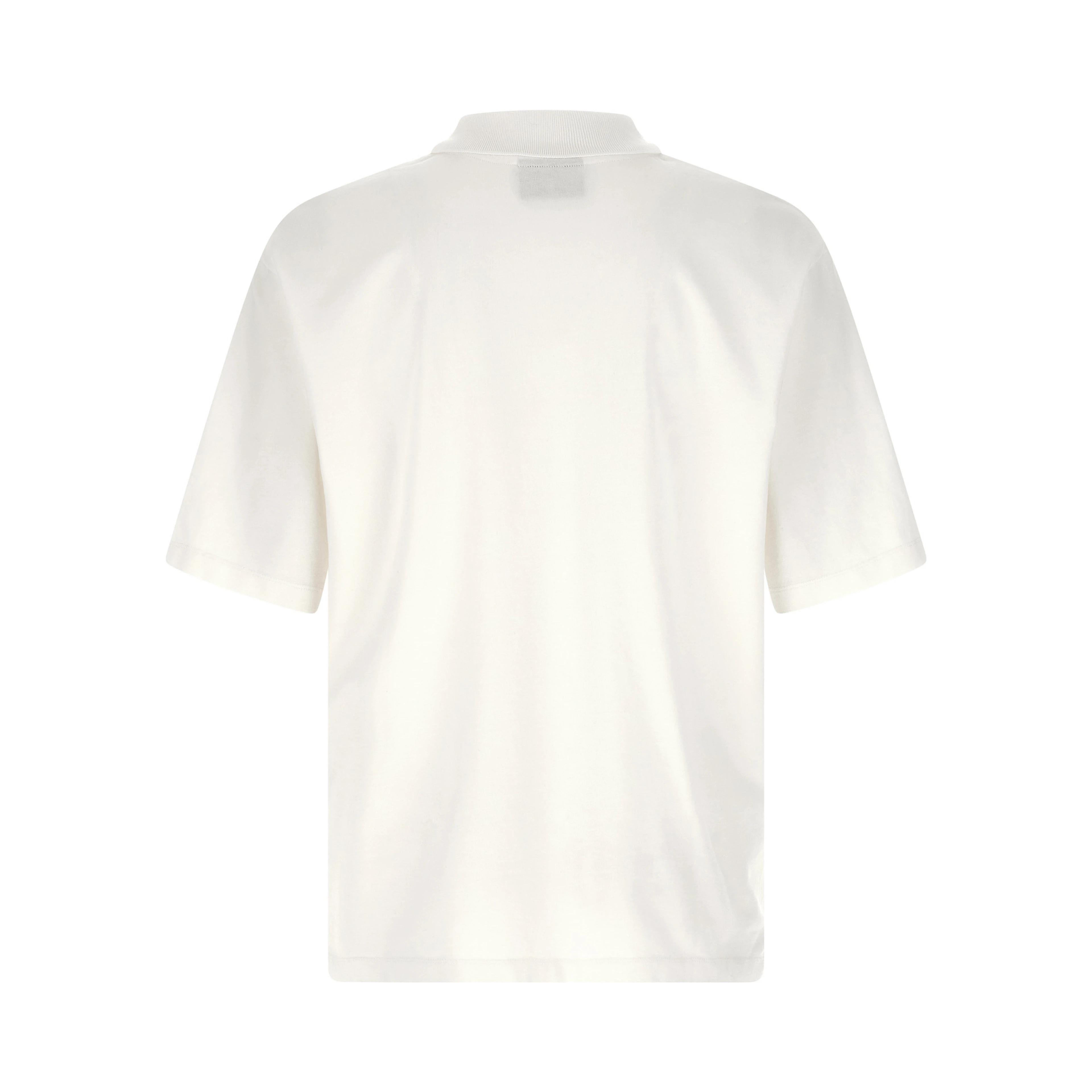 White Cotton Polo Shirt