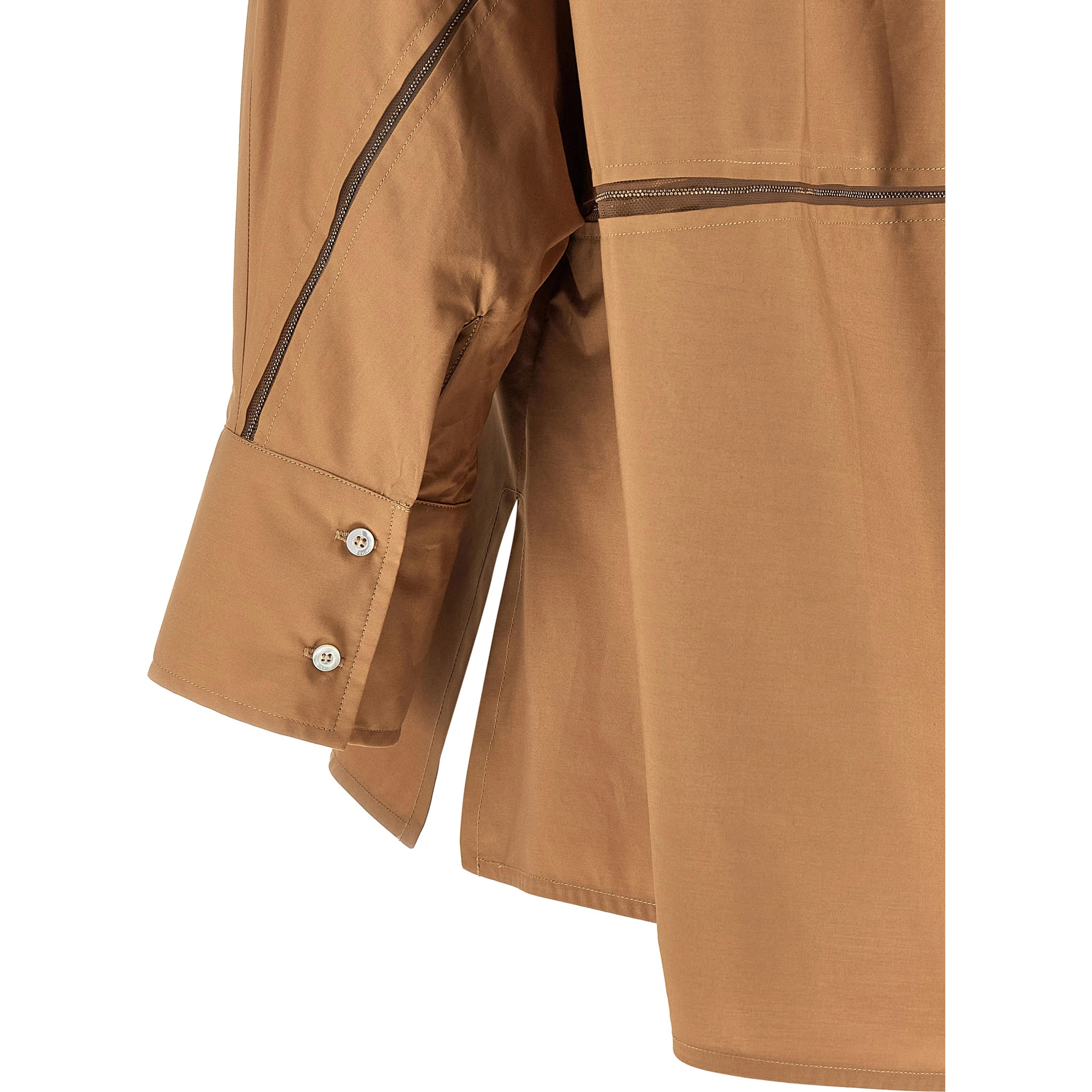 Brown Cotton Blouse