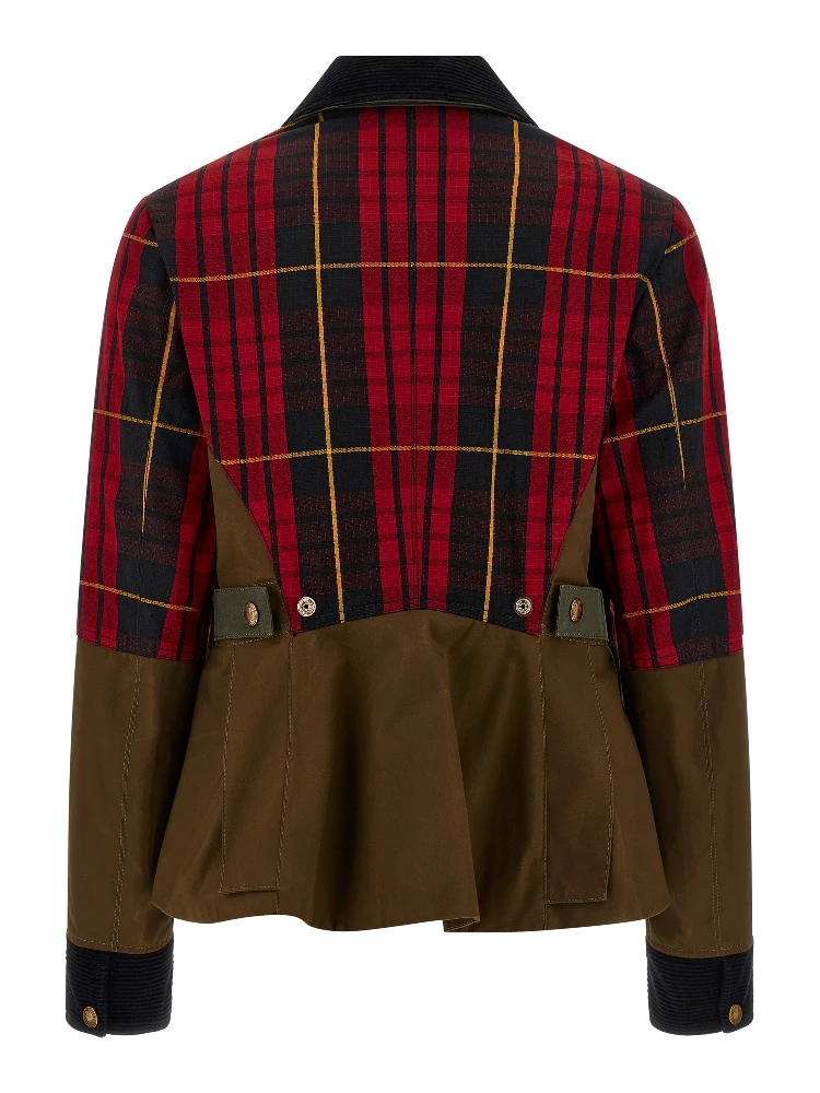 Multicolor Cotton Full-Length Jacket alternative