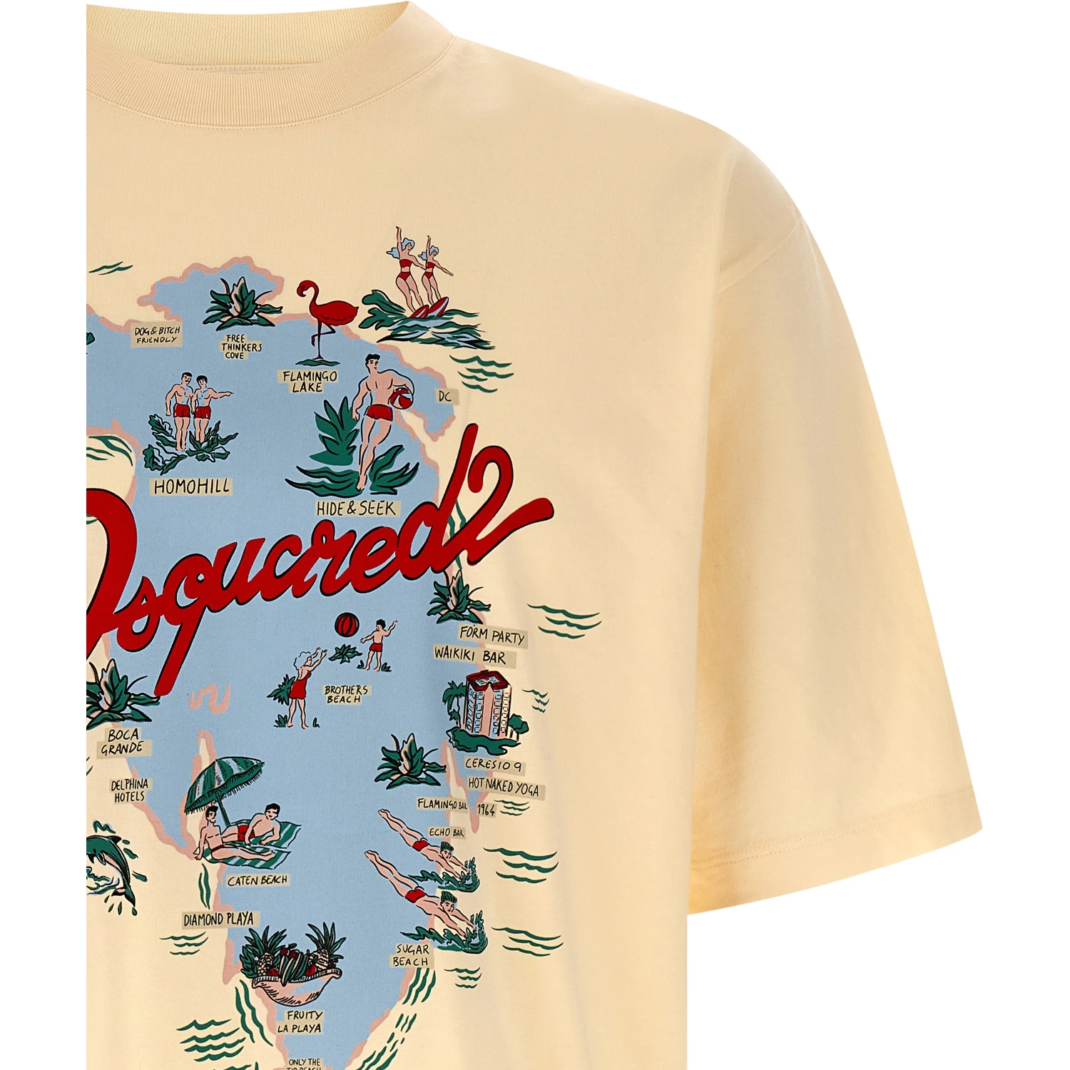 Beige Cotton T-Shirt
