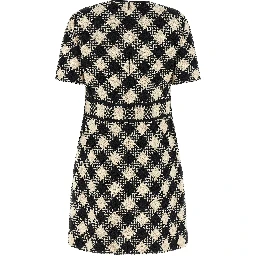 Bicolor Cotton Short Dress
