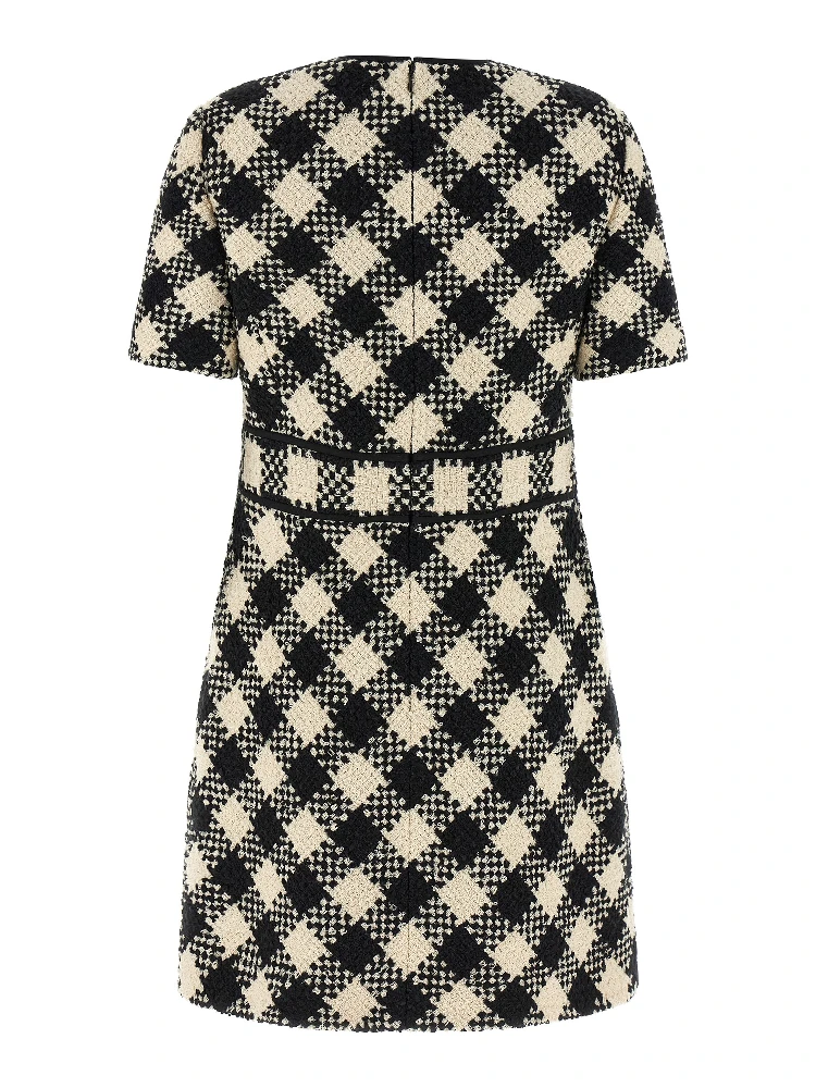 Bicolor Cotton Short Dress alternative
