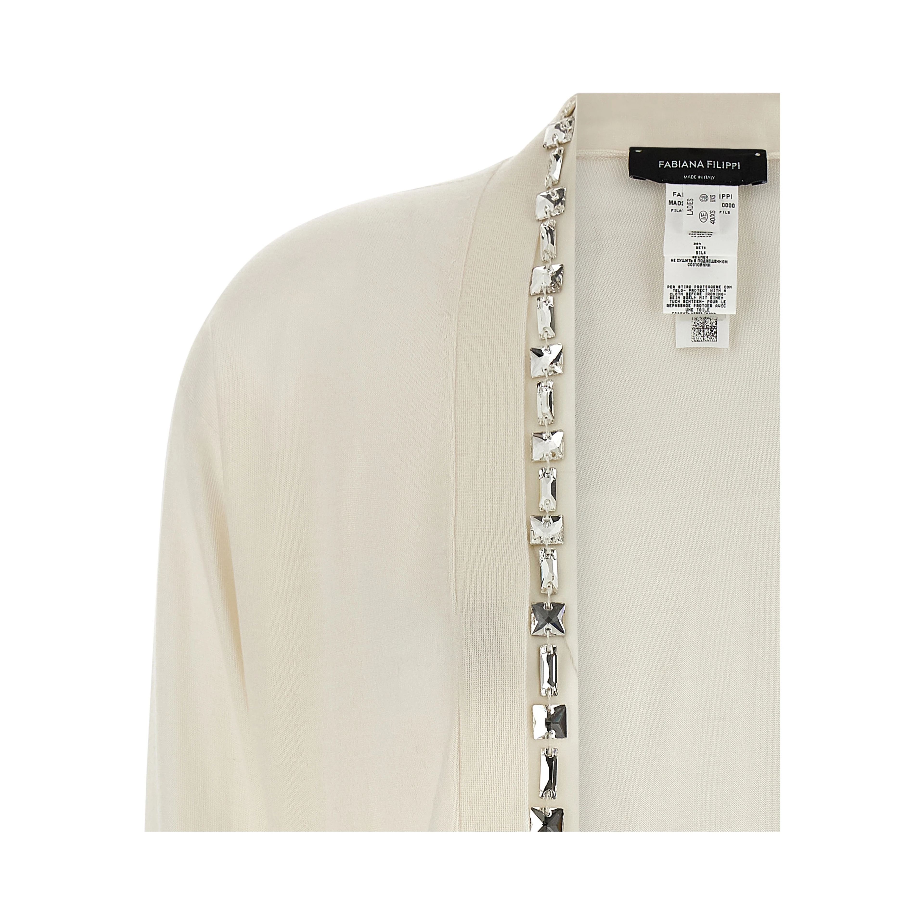 White Cashmere Cardigan