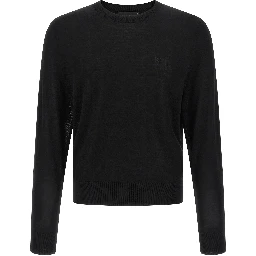 Black Wool Cardigan