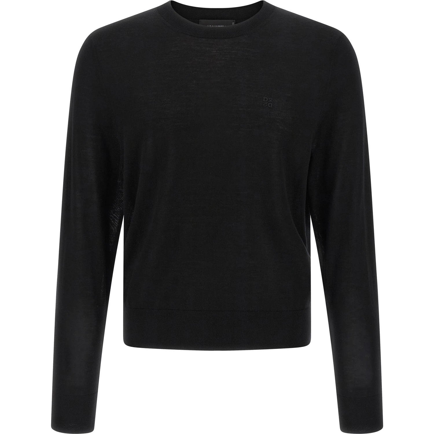 Black Wool Cardigan