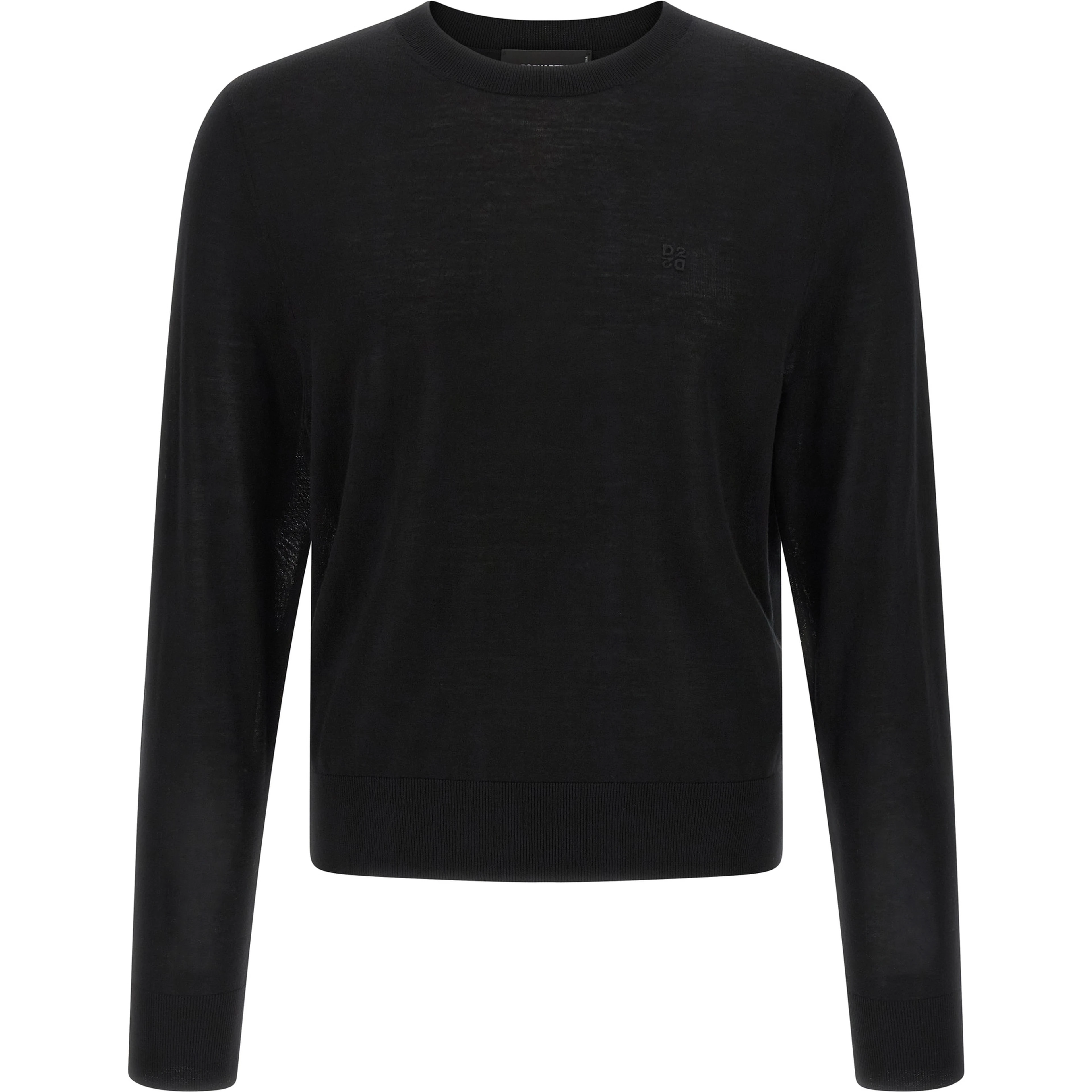 Black Wool Cardigan