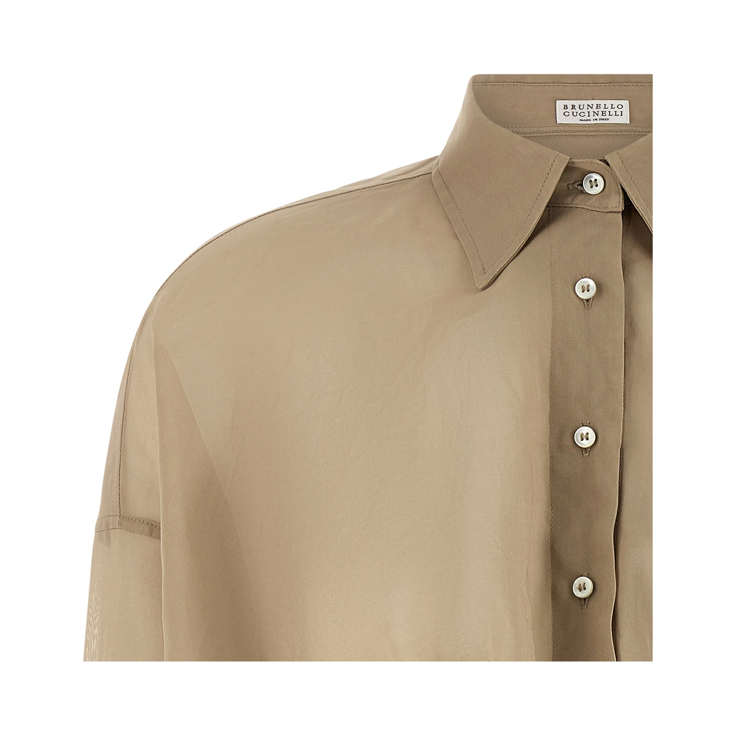 Beige Cotton Blouse