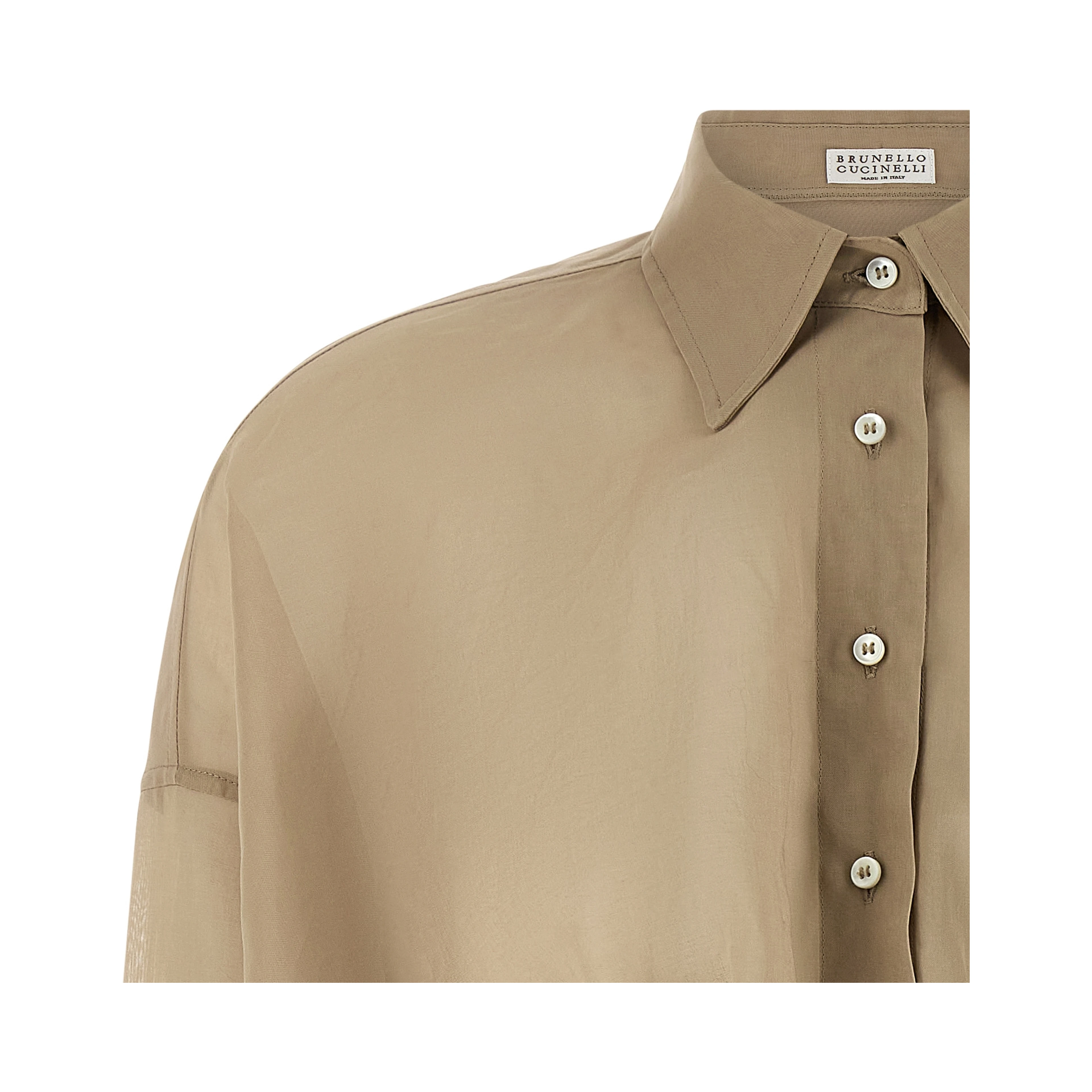 Beige Cotton Blouse