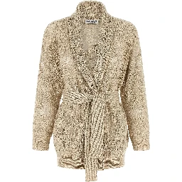 Beige Linen Cardigan