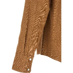Brown Cotton Blouse
