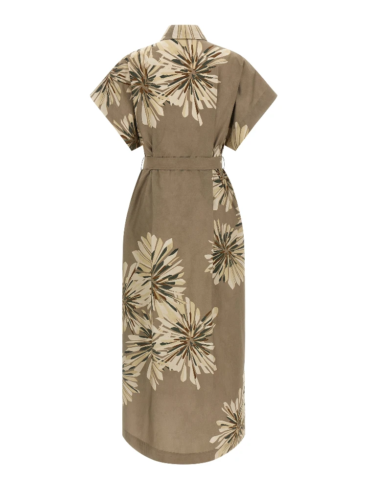 Bicolor Cotton Long Dress alternative