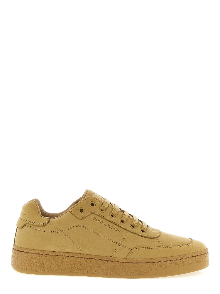 Beige Calfskin Sneakers