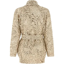 Beige Linen Cardigan