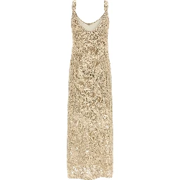 Beige Linen Long Dress