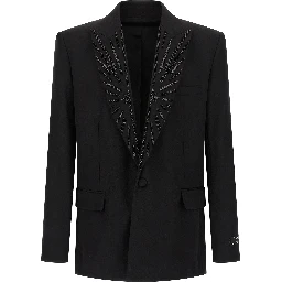 Black Virgin Wool Blazer