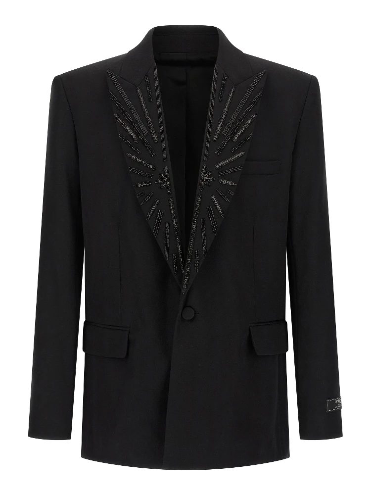 Black Virgin Wool Blazer