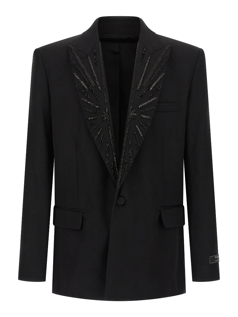 Black Virgin Wool Blazer