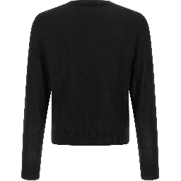Black Wool Cardigan