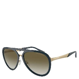 Blue Metal Sunglasses