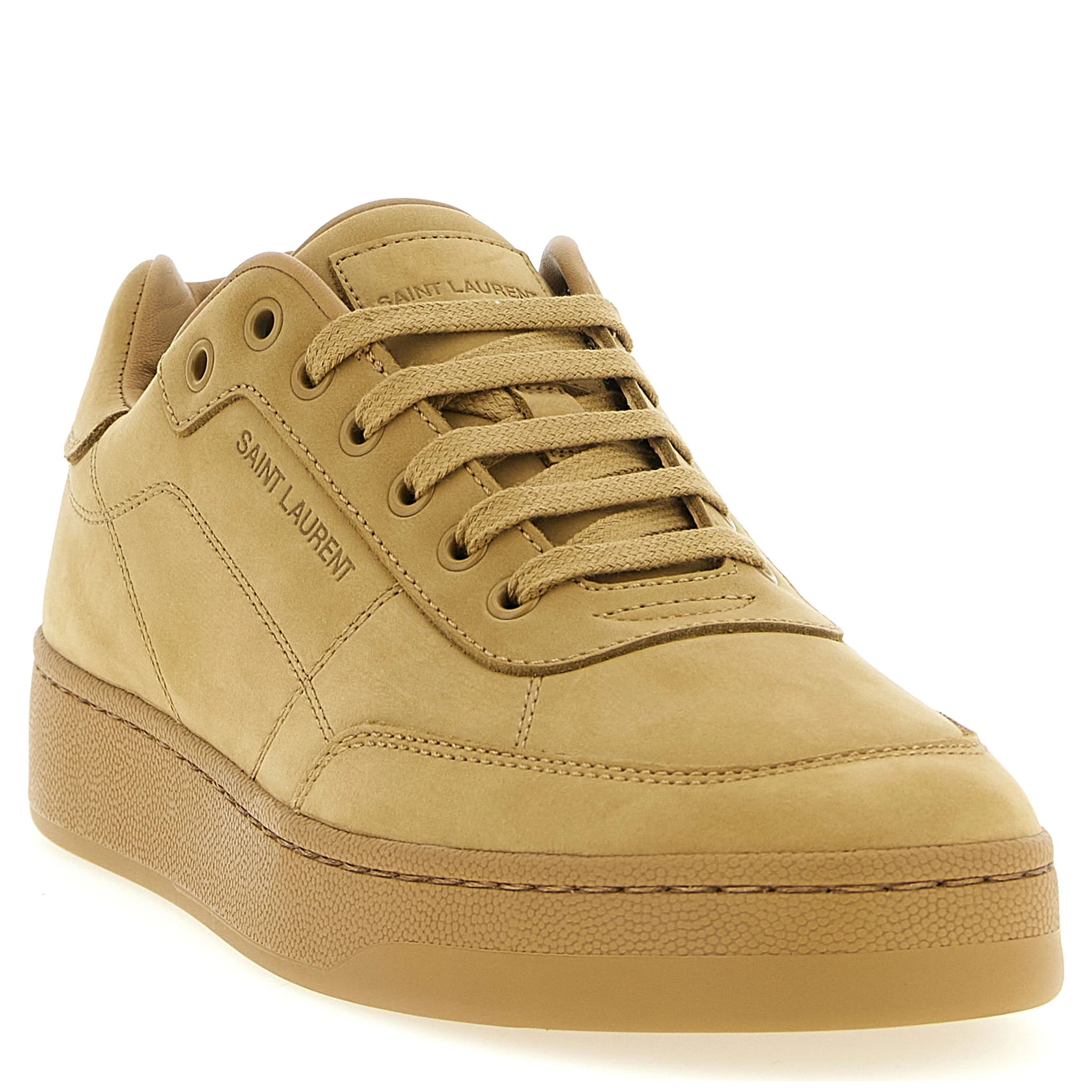 Beige Calfskin Sneakers