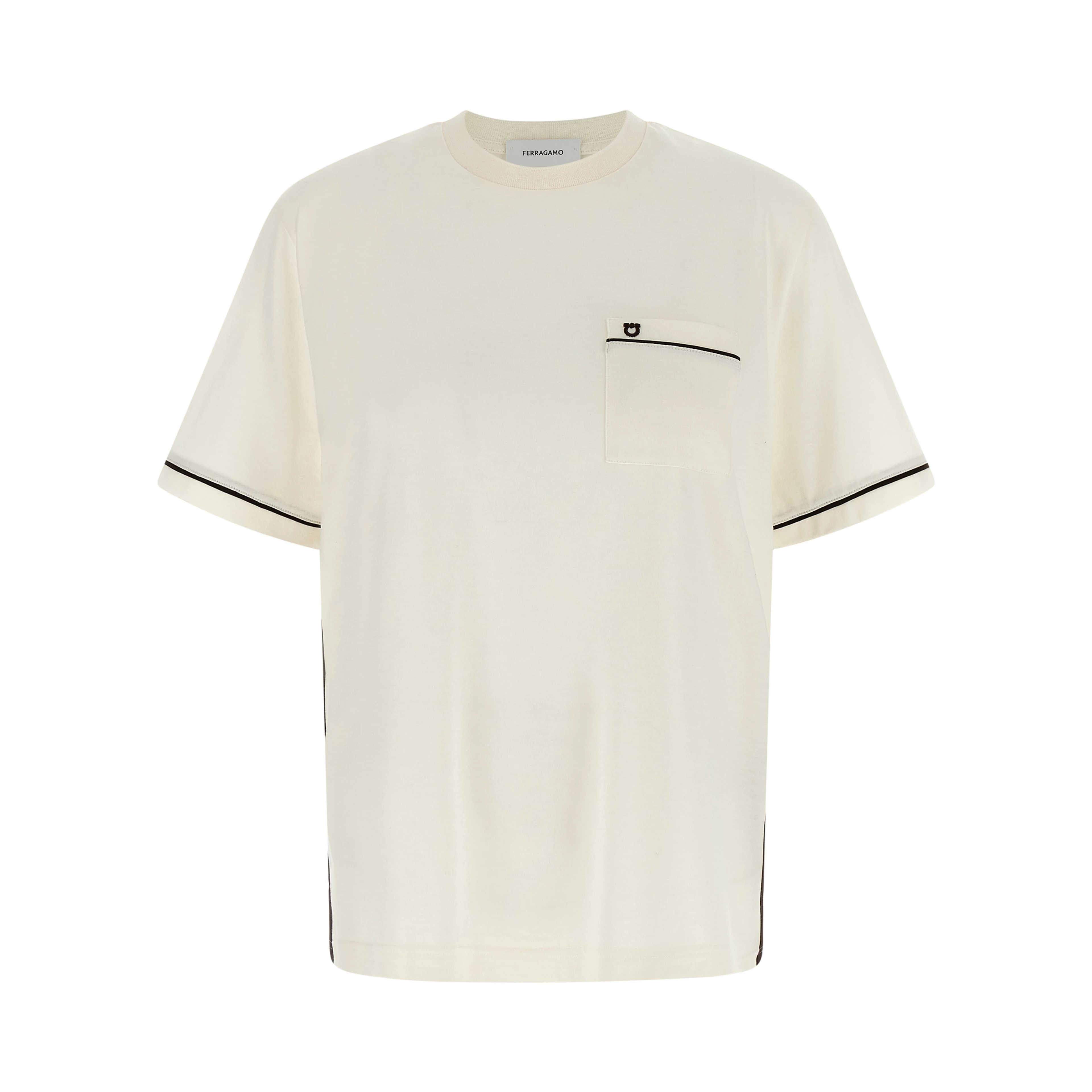 Beige Cotton T-Shirt