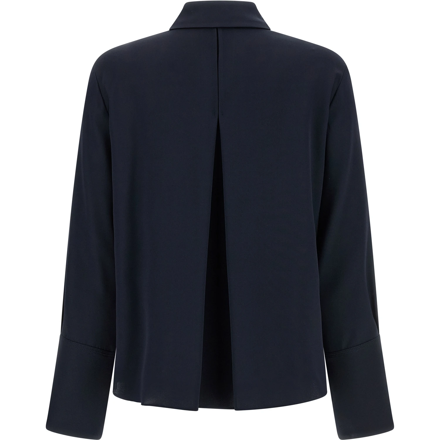 Blue Silk Blouse