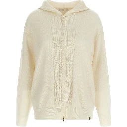 White Cashmere Cardigan