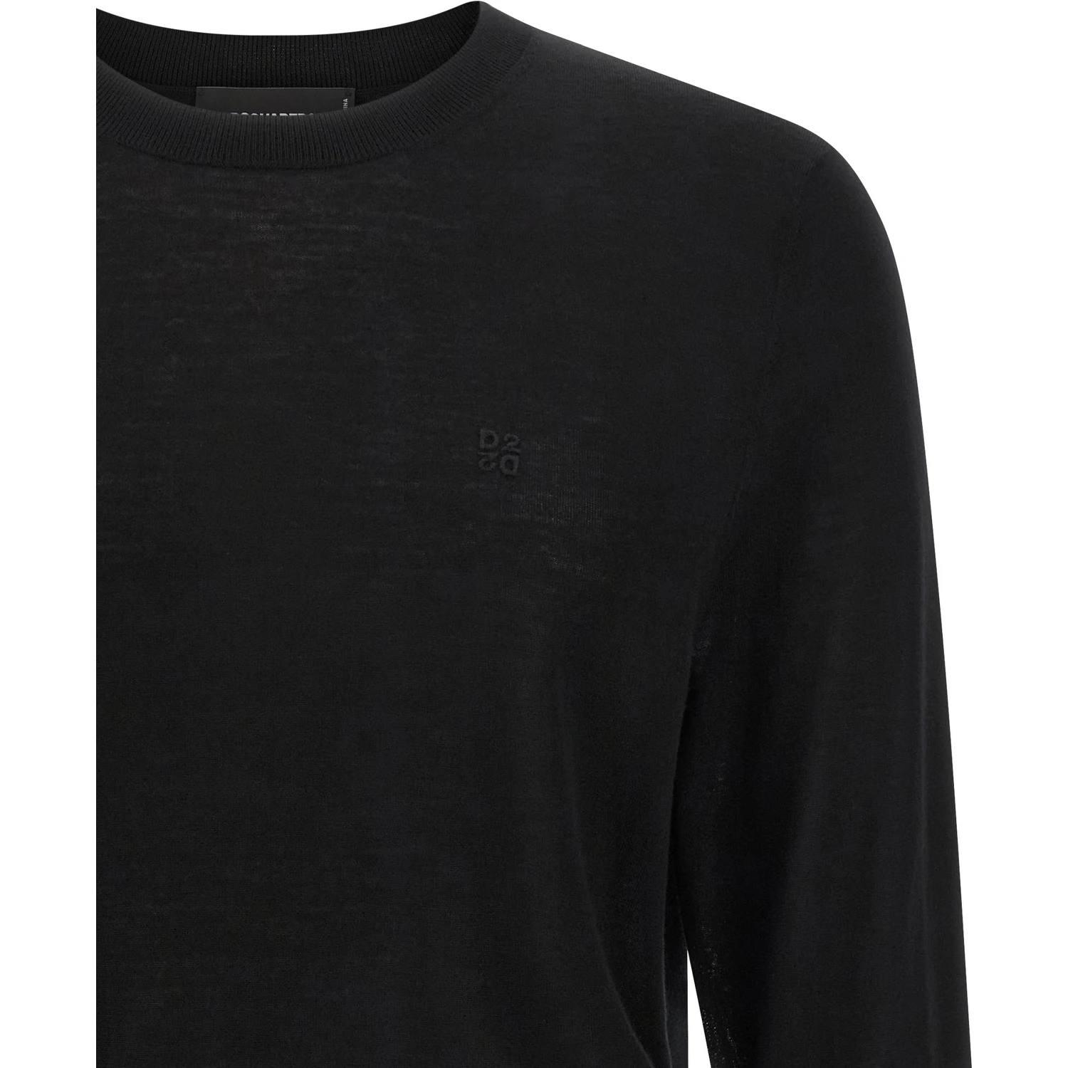 Black Wool Cardigan