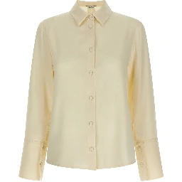 White Silk Blouse