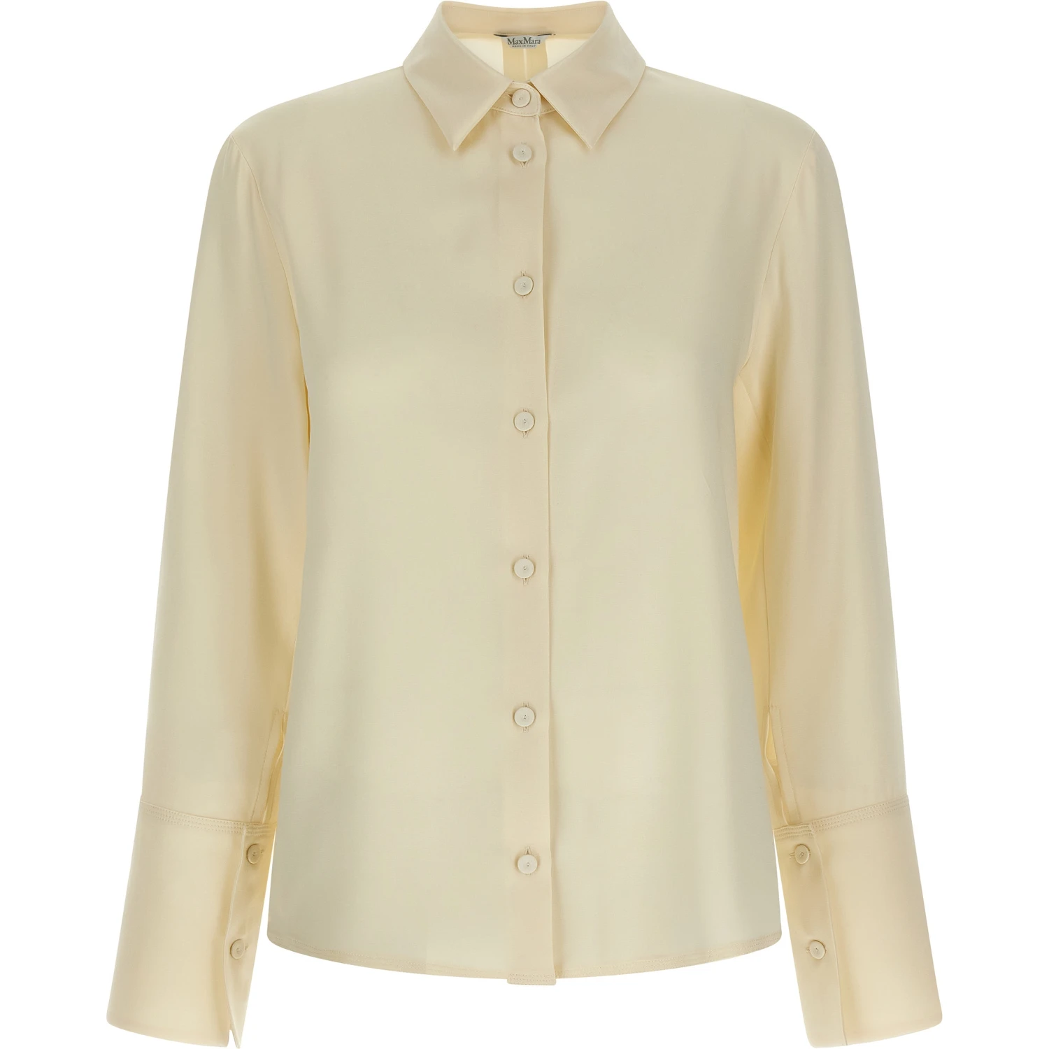 White Silk Blouse