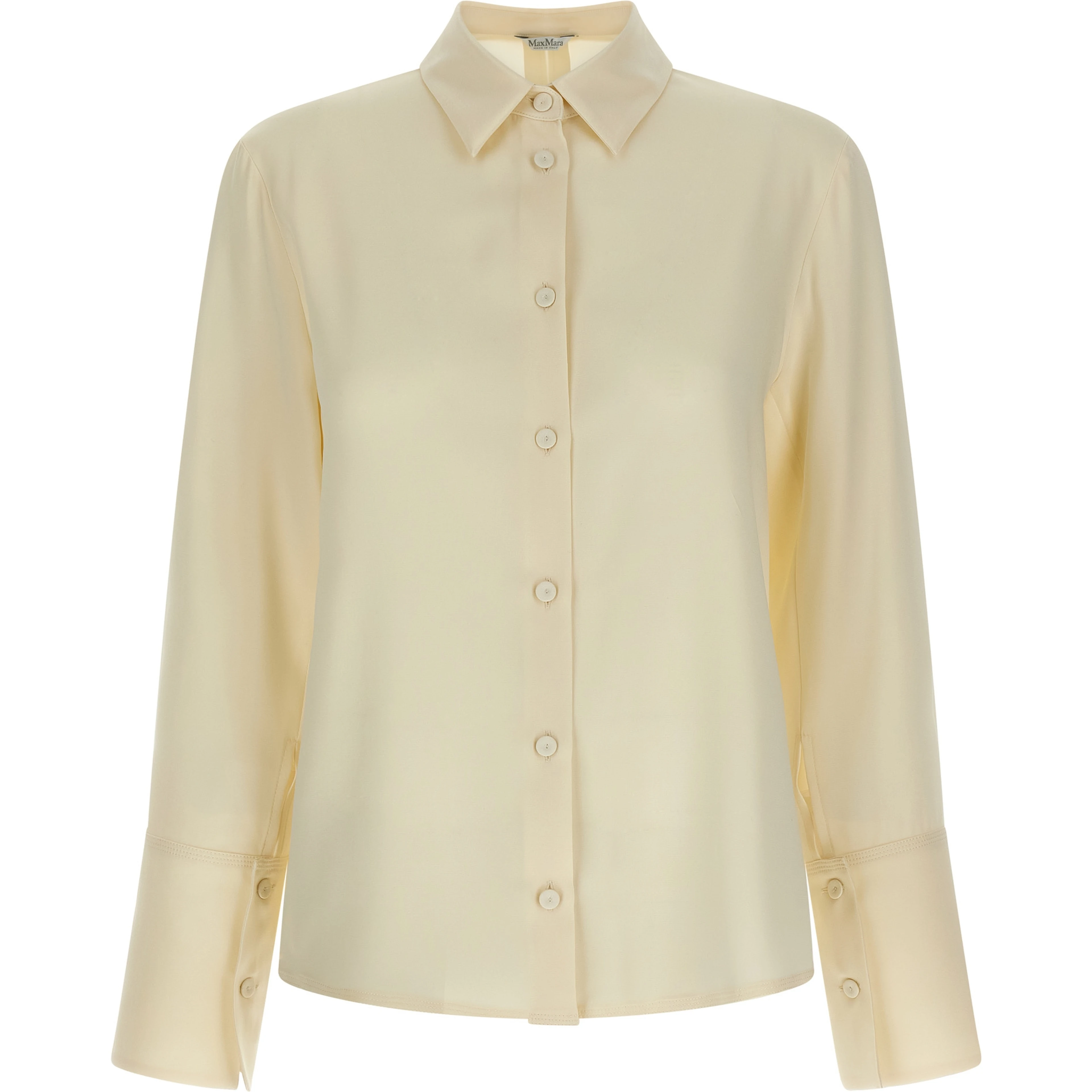 White Silk Blouse
