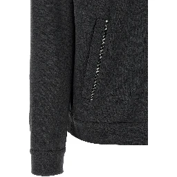 Gray Cotton Hoodie