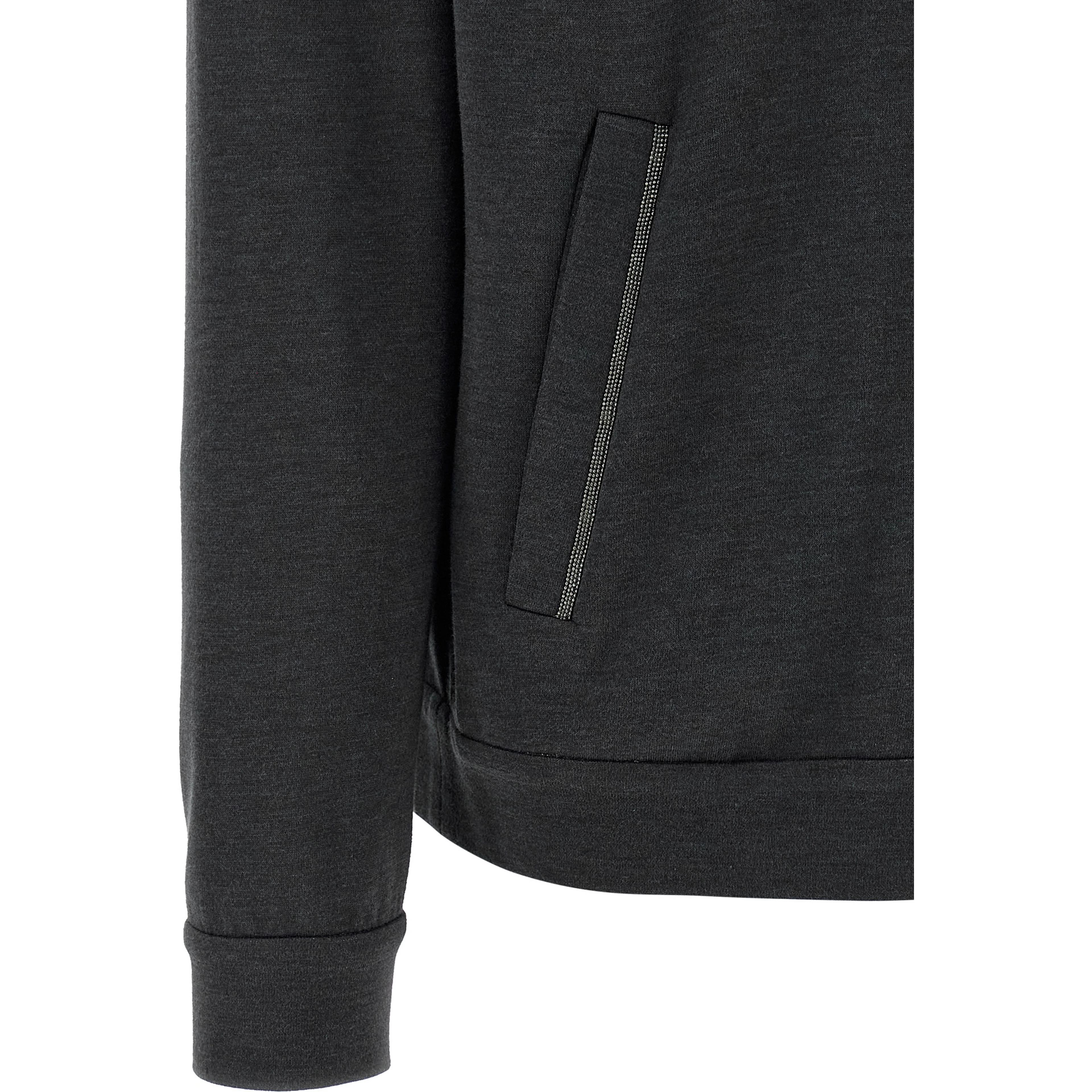 Gray Cotton Hoodie