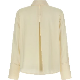 White Silk Blouse