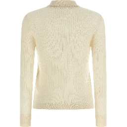 White Cashmere Polo Shirt