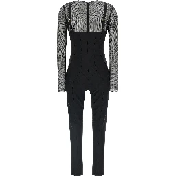 Black Polyamide Jumpsuit