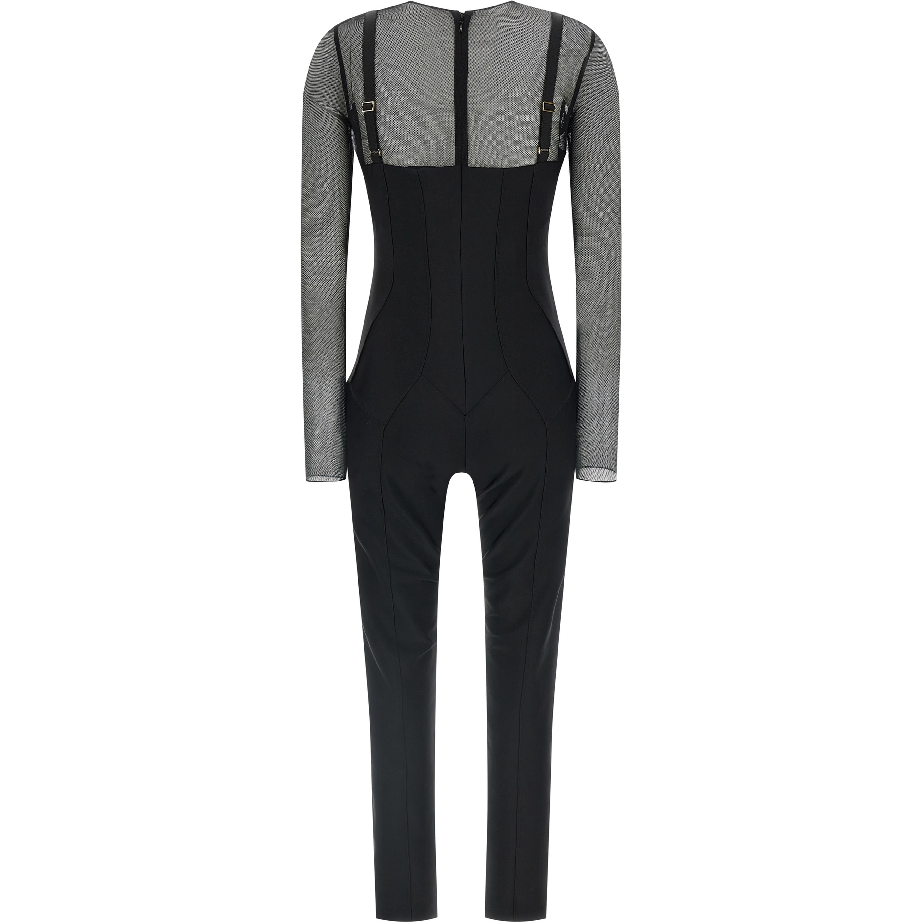 Black Polyamide Jumpsuit