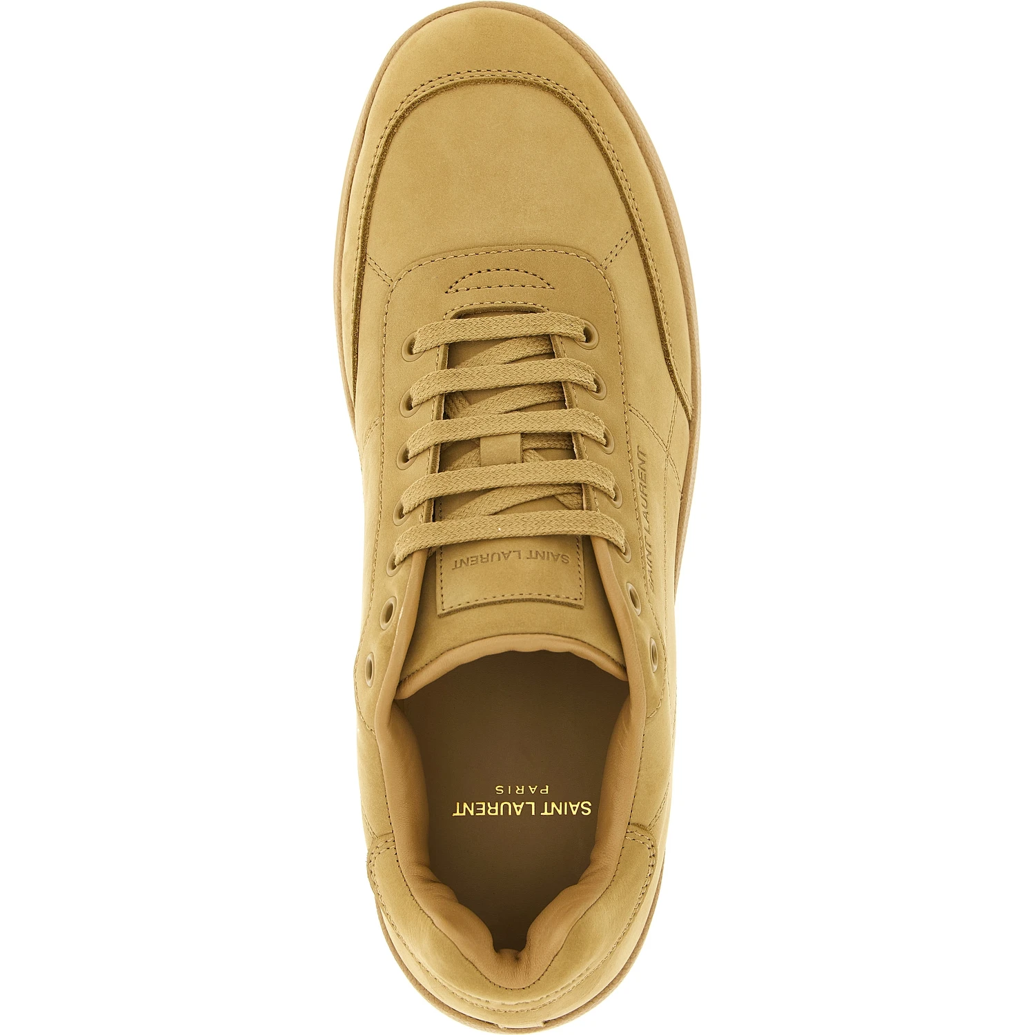 Beige Calfskin Sneakers