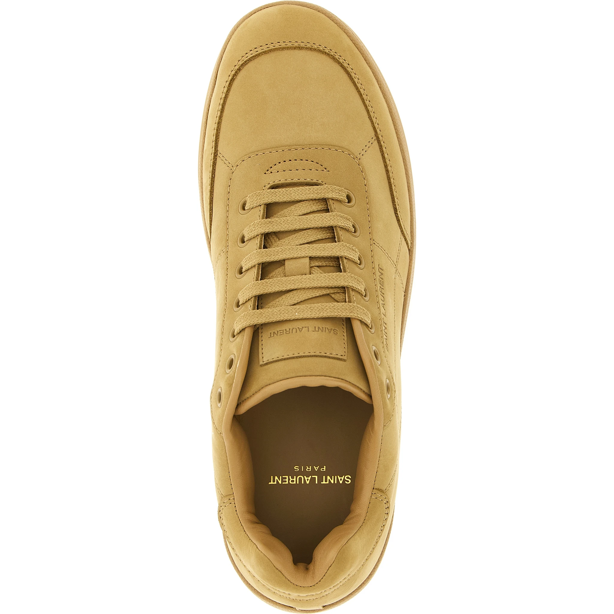 Beige Calfskin Sneakers