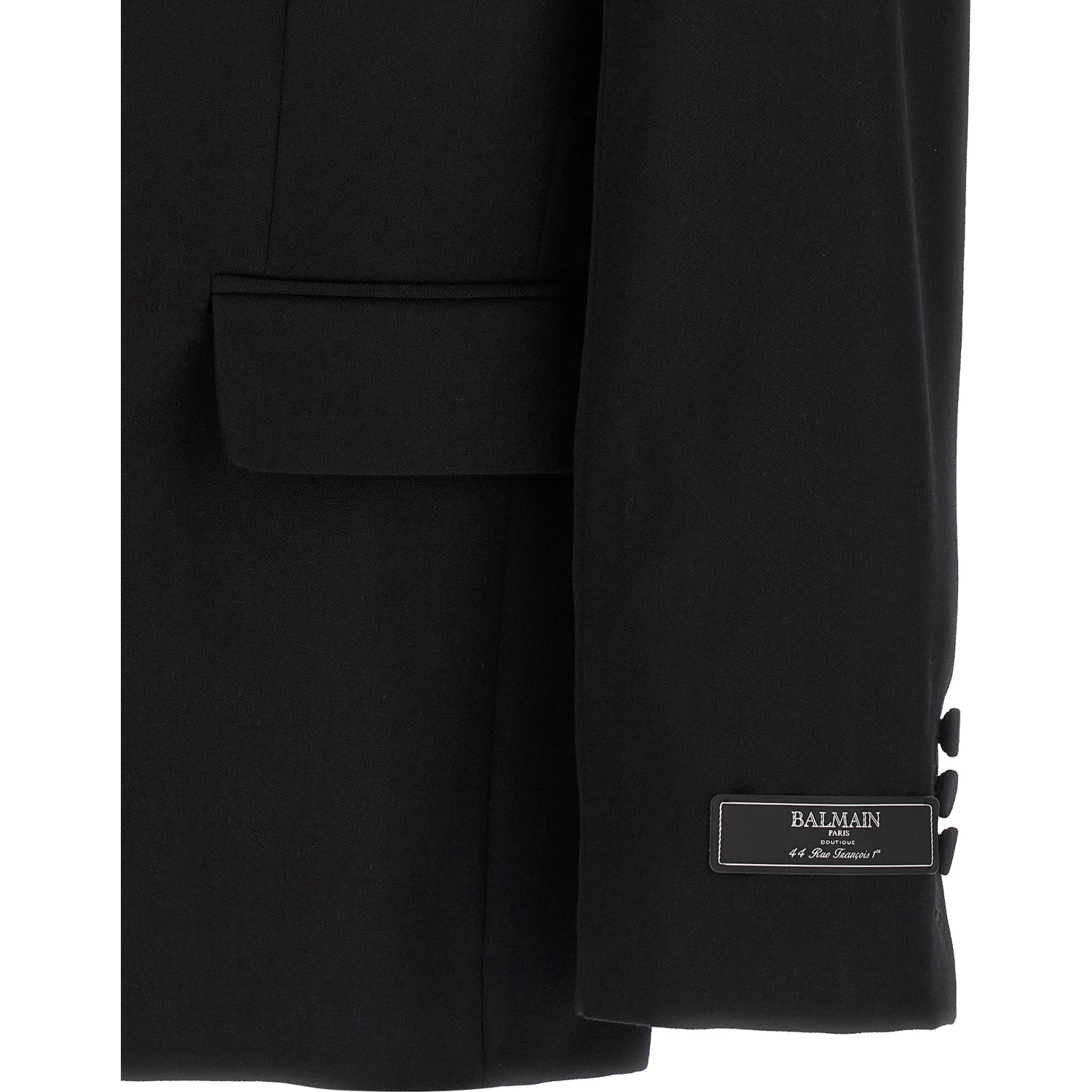 Black Virgin Wool Blazer