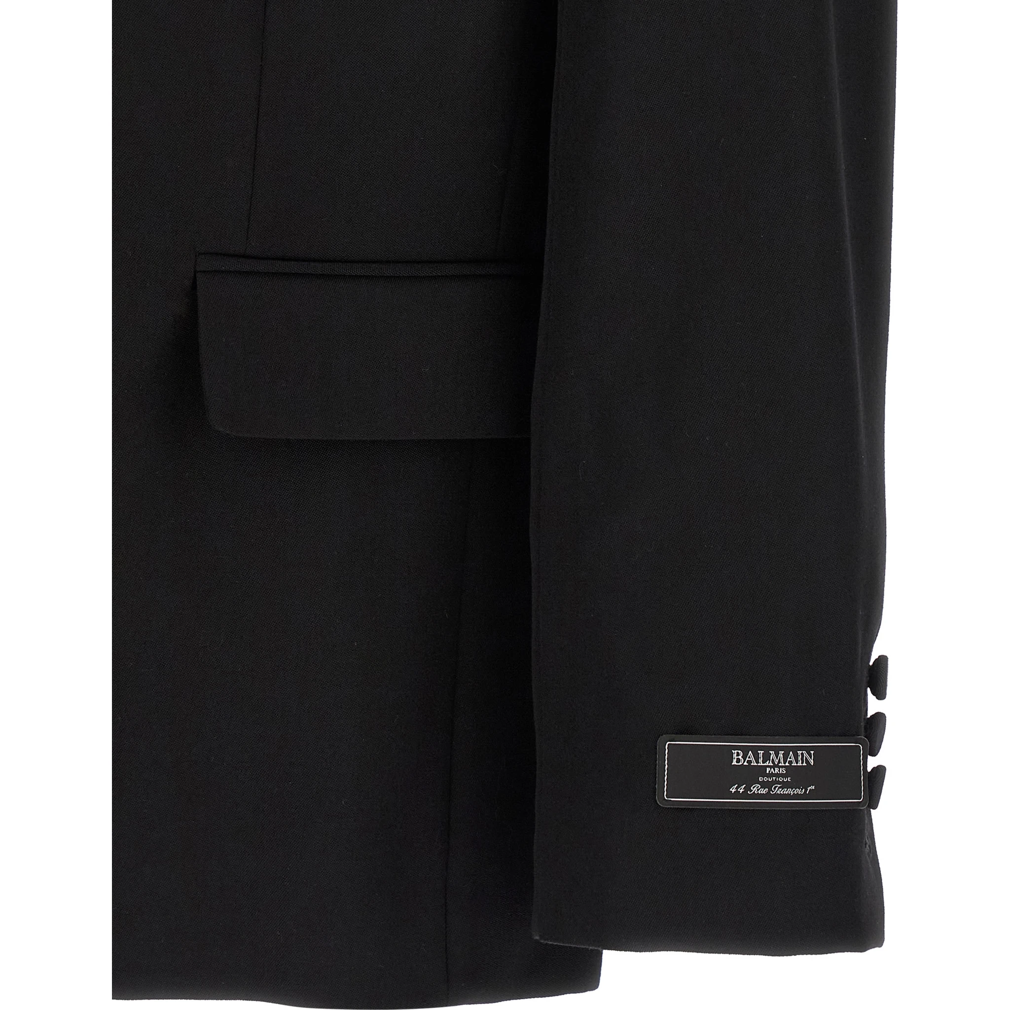 Black Virgin Wool Blazer