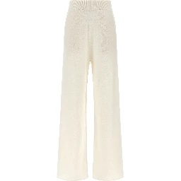 White Cashmere Casual Pants