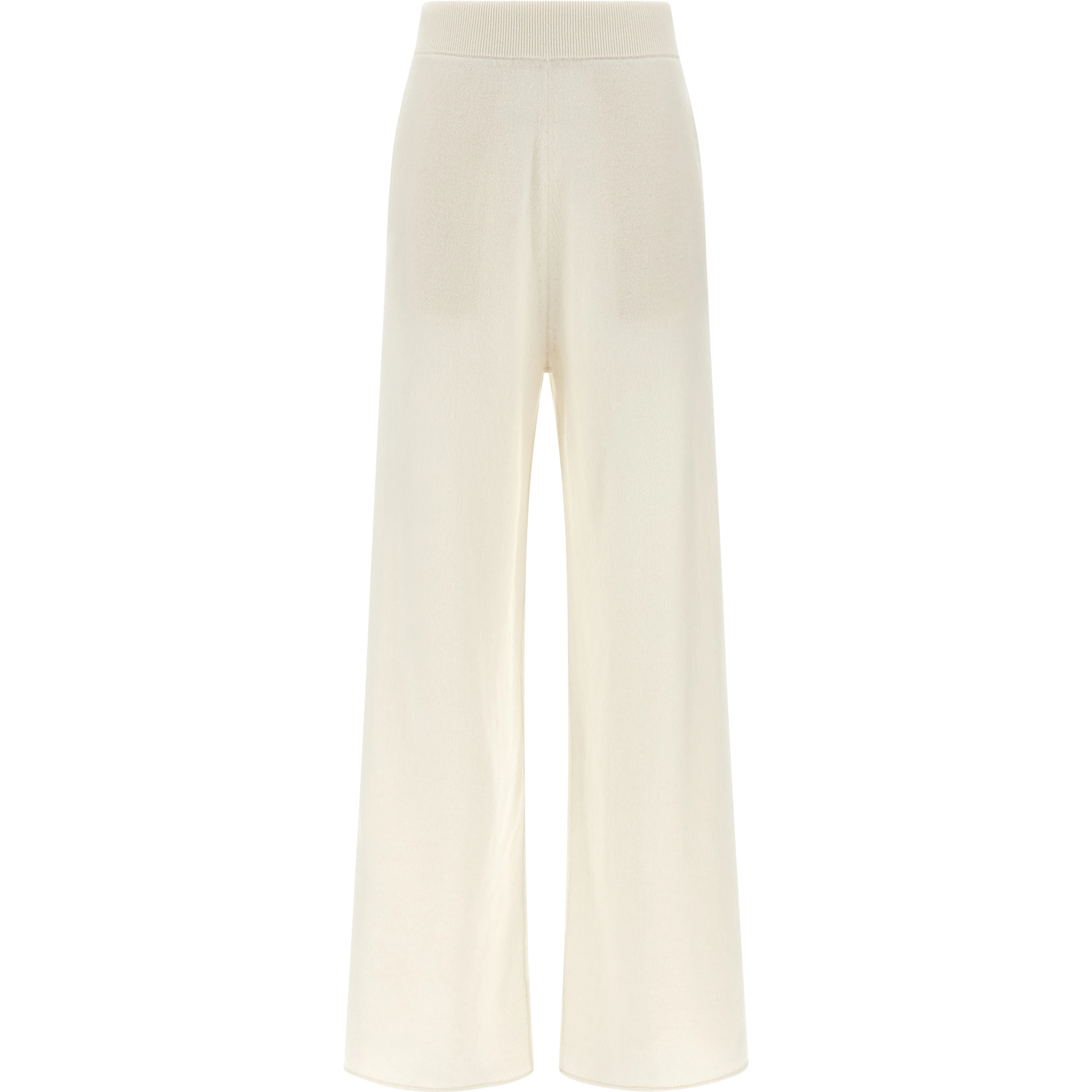 White Cashmere Casual Pants